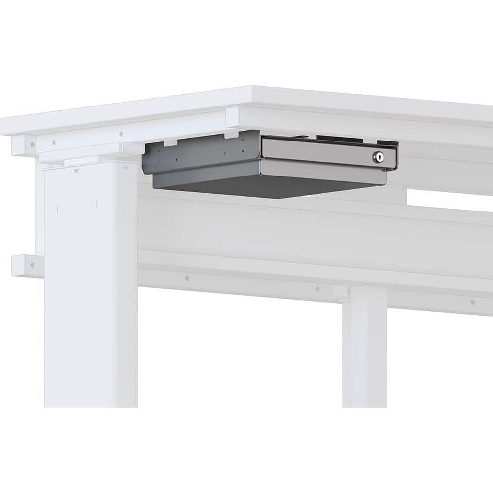 BOSTONtec - Workbench & Workstation Accessories; Type: Workbench Drawer ; For Use With: 48" BOSTONtec; 60" BOSTONtec; 72" BOSTONtec ; Depth (Inch): 18 ; Width (Inch): 12 ; Load Capacity (Lb.): 60.000 - Exact Industrial Supply