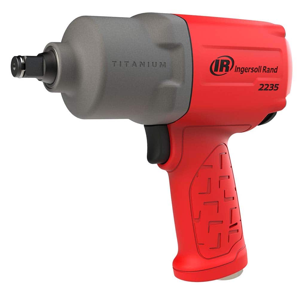 Air Impact Wrench: 1/2″ Drive, 8,500 RPM, 900 ft/lb 1/4″ Inlet, 6 CFM, Pistol Grip