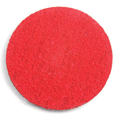 Quick-Change Disc: Type R, 2″ Disc Dia, 24 Grit, Ceramic, Coated Polyester Backed, 30,000 RPM