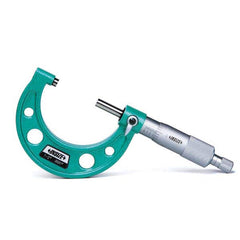 Insize USA LLC - Mechanical Outside Micrometers; Minimum Measurement (Inch): 7 ; Minimum Measurement (Decimal Inch): 7 ; Maximum Measurement (Decimal Inch): 8 ; Graduation (Decimal Inch): 0.0001 ; Features: None ; Thimble Type: Ratchet Stop - Exact Industrial Supply