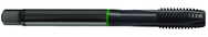 40002 2B 4-Flute Cobalt Green Ring Spiral Point Plug Tap-Black Oxide - USA Tool & Supply