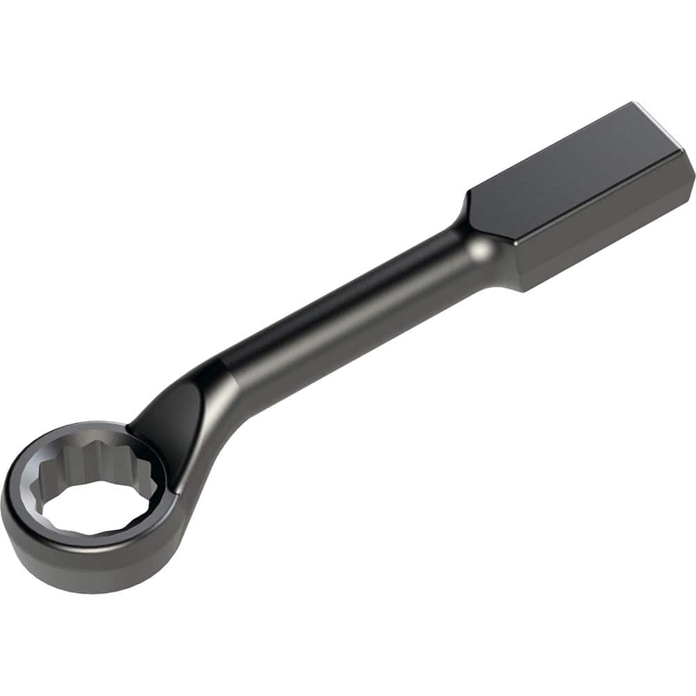 Petol - Box Wrenches; Wrench Type: Offset ; Tool Type: Striking Wrench ; Size (Inch): 1-1/8 ; Number of Points: 12 ; Head Type: Single End ; Finish/Coating: Black Oxide - Exact Industrial Supply