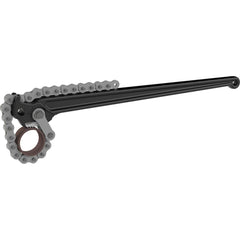 Petol - Chain & Strap Wrenches; Type: Chain Tong ; Maximum Pipe Capacity (Inch): 7.25 ; Chain/Strap Length: 30 (Inch); Handle Length: 27 (Inch) - Exact Industrial Supply