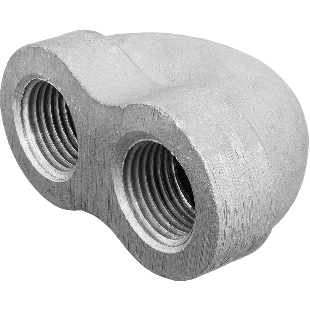 USA Sealing - Aluminum Pipe Fittings; Type: 180 Return Bend ; Fitting Size: 1/2 x 1/2 ; End Connections: FNPT x FNPT ; Material Grade: Class 150 ; Pressure Rating (psi): 150 - Exact Industrial Supply