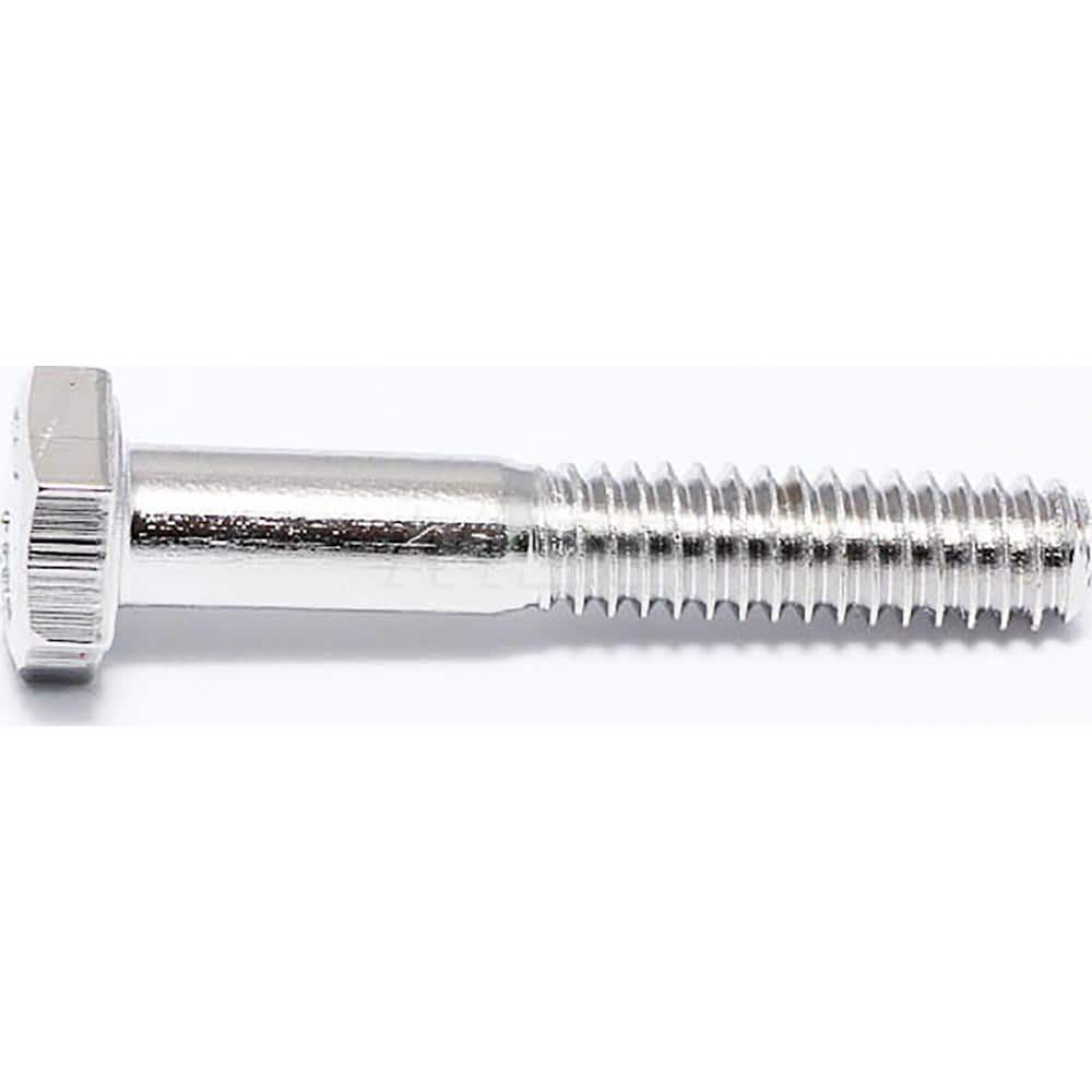 Hex Head Cap Screw: 3/4-10 x 4-1/2″, Grade 18-8 Stainless Steel, NL-19 Finish Partially Threaded, ANSI B18.2.1