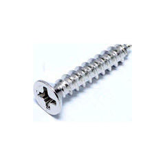 Machine Screw: #8 x 2″, Flat Head, Phillips Stainless Steel, NL-19 Finish, Grade 18-8, ANSI B18.6.3