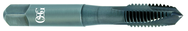 M6 x 1.0 Dia. - D5 - 3 FL - HSSE - TiCN - Plug - Spiral Point Tap - USA Tool & Supply