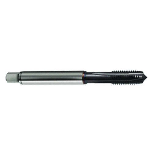 M5 x .80 3FL 6H PM Cobalt Spiral Pointed Plug Tap-TiCN FORM-B DIN 371 - USA Tool & Supply