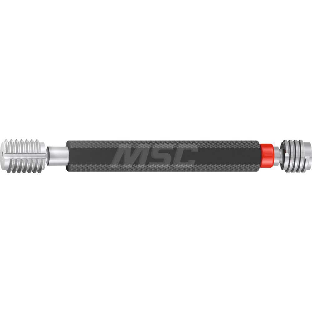 Plug Thread Gage: M8x1.25 Thread, 6H Class, Double End, Go & No Go Handle Included
