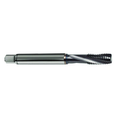 ‎M5 × 0.8 3FL 6H PM Cobalt Spiral Flute Semi-Bott Tap-TiCN FORM-C-15 Degree Helix - USA Tool & Supply