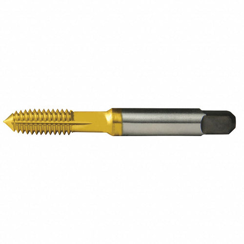 M6x1.0 Flute D8 Plug HSS Standard Thread Forming Tap- TiN - Exact Industrial Supply