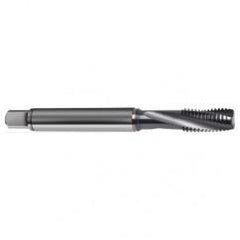 3/8-24 2B 4-Flute PM Cobalt Semi-Bottoming 15 degree Spiral Flute Tap-TiCN - USA Tool & Supply