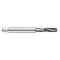 M6x1.0 6H 3-Flute PM Cobalt Semi-Bottoming 10 degree Spiral Flute Tap-TiAlN - USA Tool & Supply