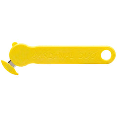 Cardinal Safety Co. - Utility Knives, Snap Blades & Box Cutters; Type: Safety Cutter ; Blade Type: Recessed/Concealed Fixed Blade ; Number of Blades Included: 1 ; Handle Material: Glass-Filled Nylon ; Color: Yellow ; Blade Length (Decimal Inch): 1.2480 - Exact Industrial Supply