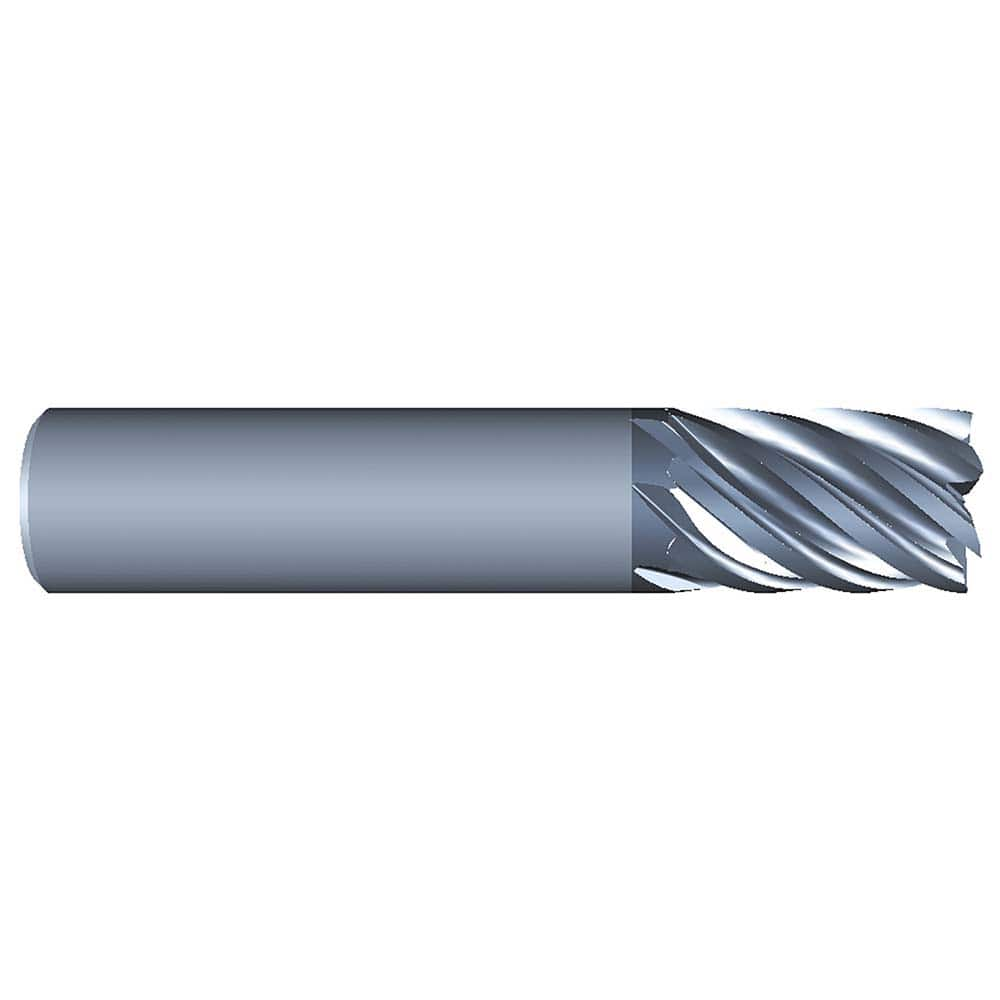 Eliminator - Square End Mills; Mill Diameter (Inch): 3/8 ; Mill Diameter (Decimal Inch): 0.3750 ; Number of Flutes: 7 ; Length of Cut (Inch): 5/8 ; Material: Solid Carbide ; Finish/Coating: AlCrN - Exact Industrial Supply