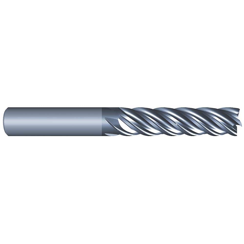 Eliminator - Square End Mills; Mill Diameter (Inch): 5/8 ; Mill Diameter (Decimal Inch): 0.6250 ; Number of Flutes: 5 ; Length of Cut (Inch): 2-1/4 ; Material: Solid Carbide ; Finish/Coating: AlCrN - Exact Industrial Supply