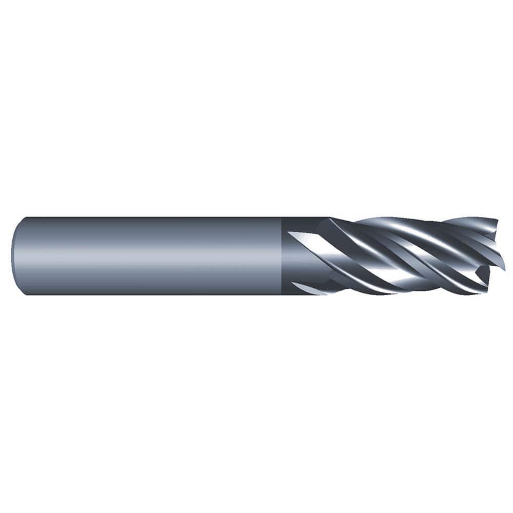 Eliminator - Corner Radius & Corner Chamfer End Mills; Mill Diameter (Inch): 3/4 ; Mill Diameter (Decimal Inch): 0.7500 ; End Type: Corner Radius ; Corner Radius (Decimal Inch): 0.1200 ; Number of Flutes: 4 ; Material: Solid Carbide - Exact Industrial Supply