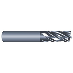 Eliminator - Corner Radius & Corner Chamfer End Mills; Mill Diameter (Inch): 3/4 ; Mill Diameter (Decimal Inch): 0.7500 ; End Type: Corner Radius ; Corner Radius (Decimal Inch): 0.0300 ; Number of Flutes: 4 ; Material: Solid Carbide - Exact Industrial Supply