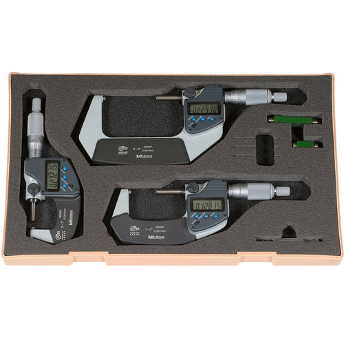 DIGIMATIC MICROMETER SETS/3PCS W/ - USA Tool & Supply