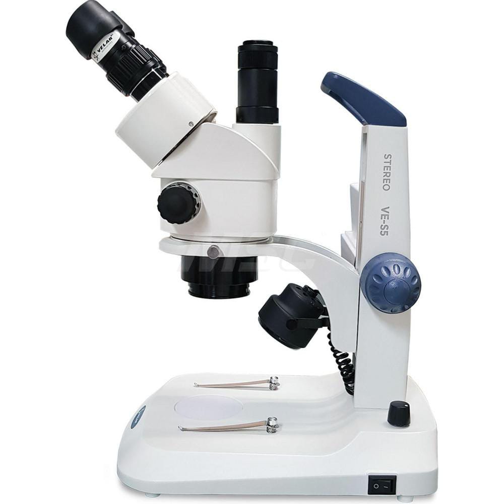 Microscopes; Microscope Type: Stereo; Eyepiece Type: Trinocular; Arm Type: Fixed; Focus Type: Adjustable; Image Direction: Inverted; Eyepiece Magnification: 10x; Objective Lens Magnification: 3x; 1x; 0.7x
