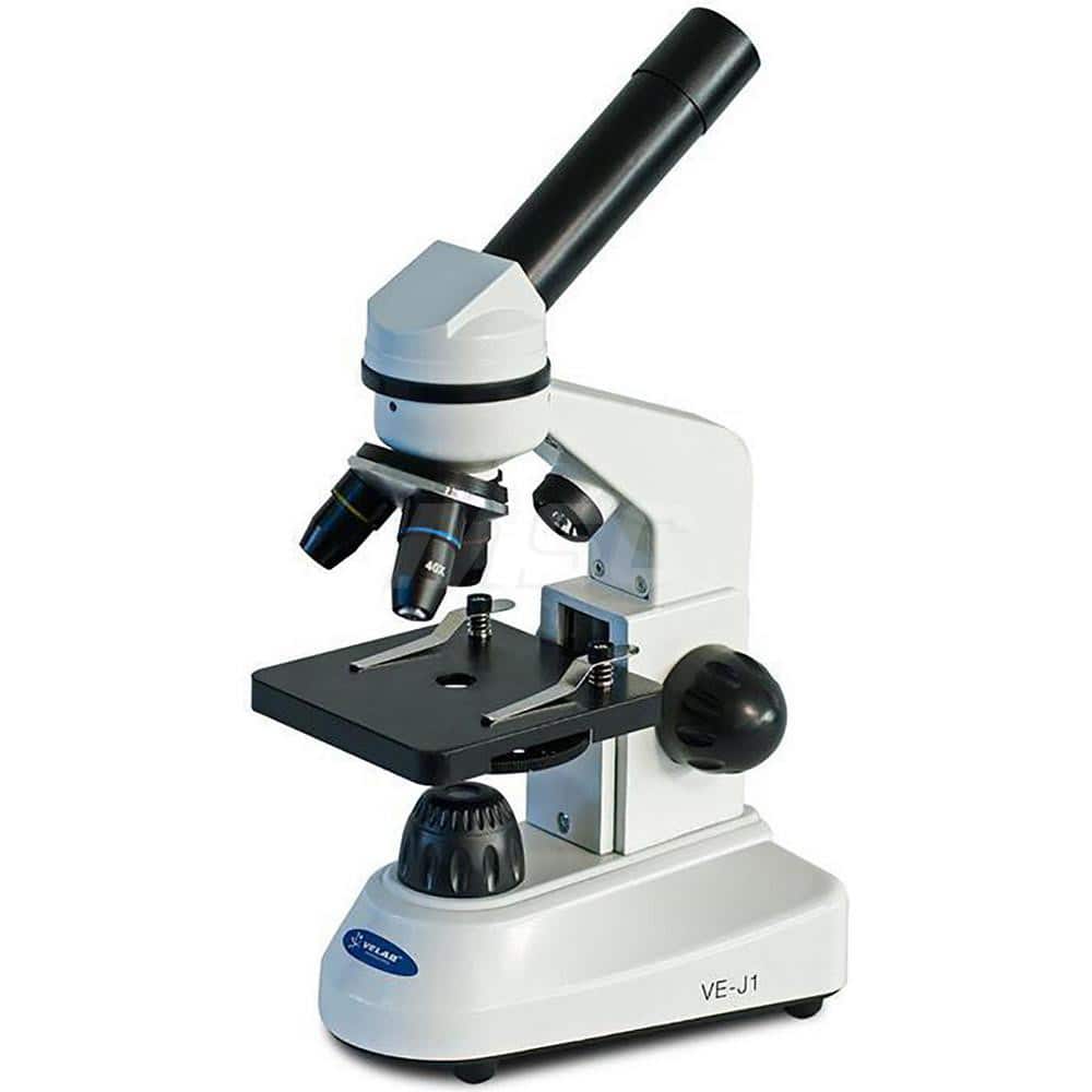 Microscopes; Microscope Type: Monocular; Eyepiece Type: Monocular; Arm Type: Fixed; Focus Type: Adjustable; Image Direction: Upright; Eyepiece Magnification: 10x; Objective Lens Magnification: 4x; 10x; 40x