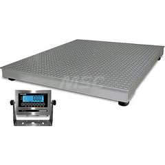 Shipping & Receiving Platform & Bench Scales; System Of Measurement: pounds; kilograms; Display Type: LCD; Capacity (Lb.): 2000.000; Capacity (kg): 2000.000; Capacity: 2000.000; Calibration: External; Base Length (Inch): 47.2000; Base Length (Decimal Inch
