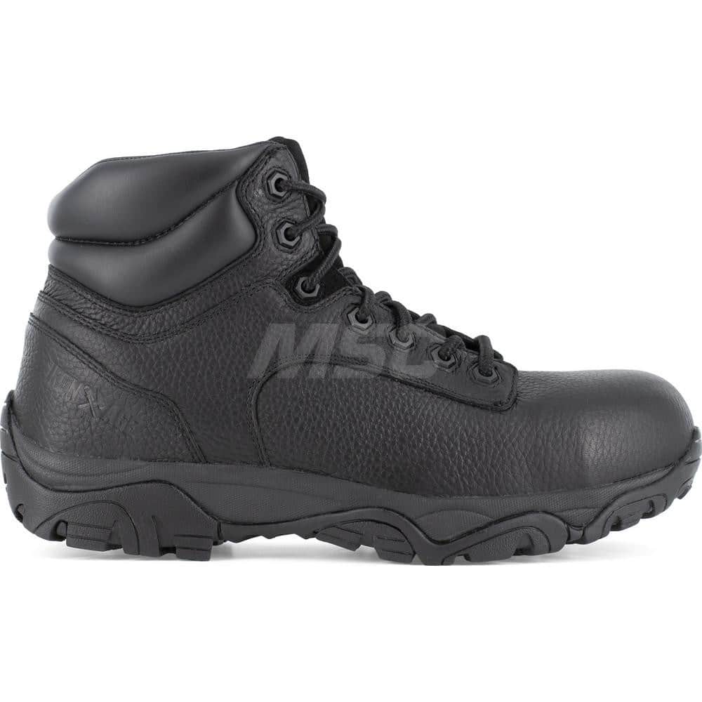 Work Boot: 6″ High, Leather, Composite Toe Black, Medium Width