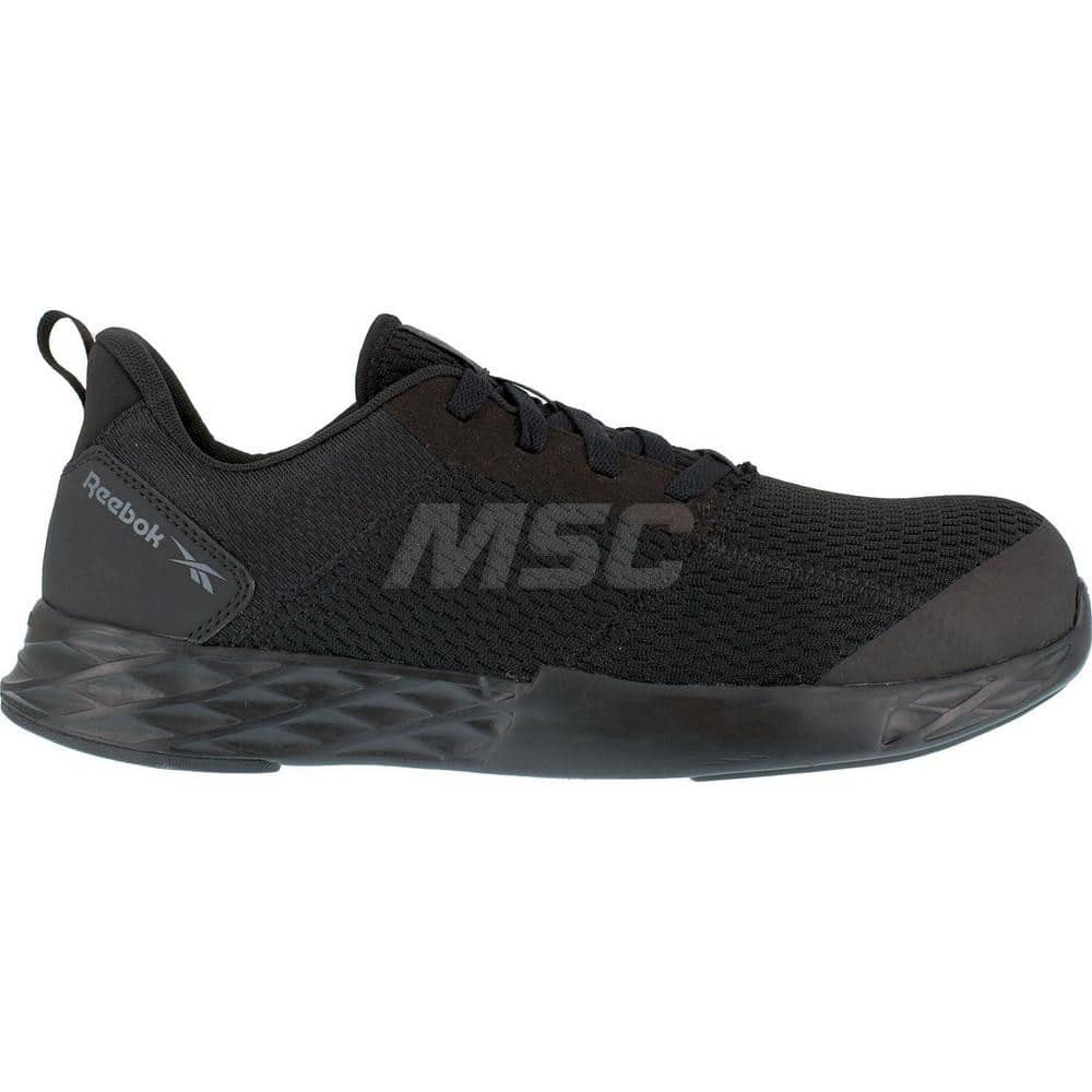 Work Boot: Size 11, Mesh, Composite Toe Black, Medium Width