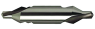 #6; 1/4 Dia. x  60° HSS LH Center Drill-Bright Form A - USA Tool & Supply