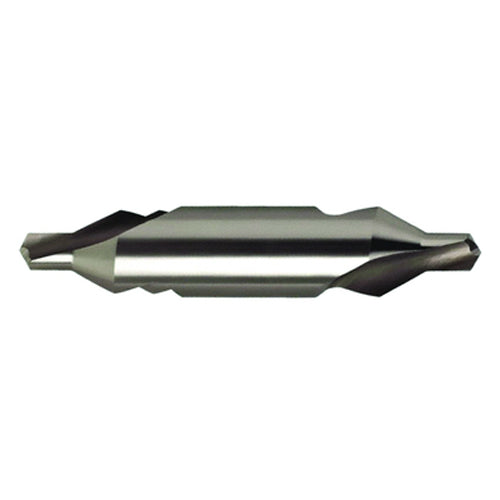 #1 × 38 mm OAL 60 Degree HSS Center Drill Form A Uncoated - USA Tool & Supply