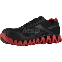 Work Boot: Size 9, Mesh, Composite Toe Gray, Wide Width, Non-Slip Sole