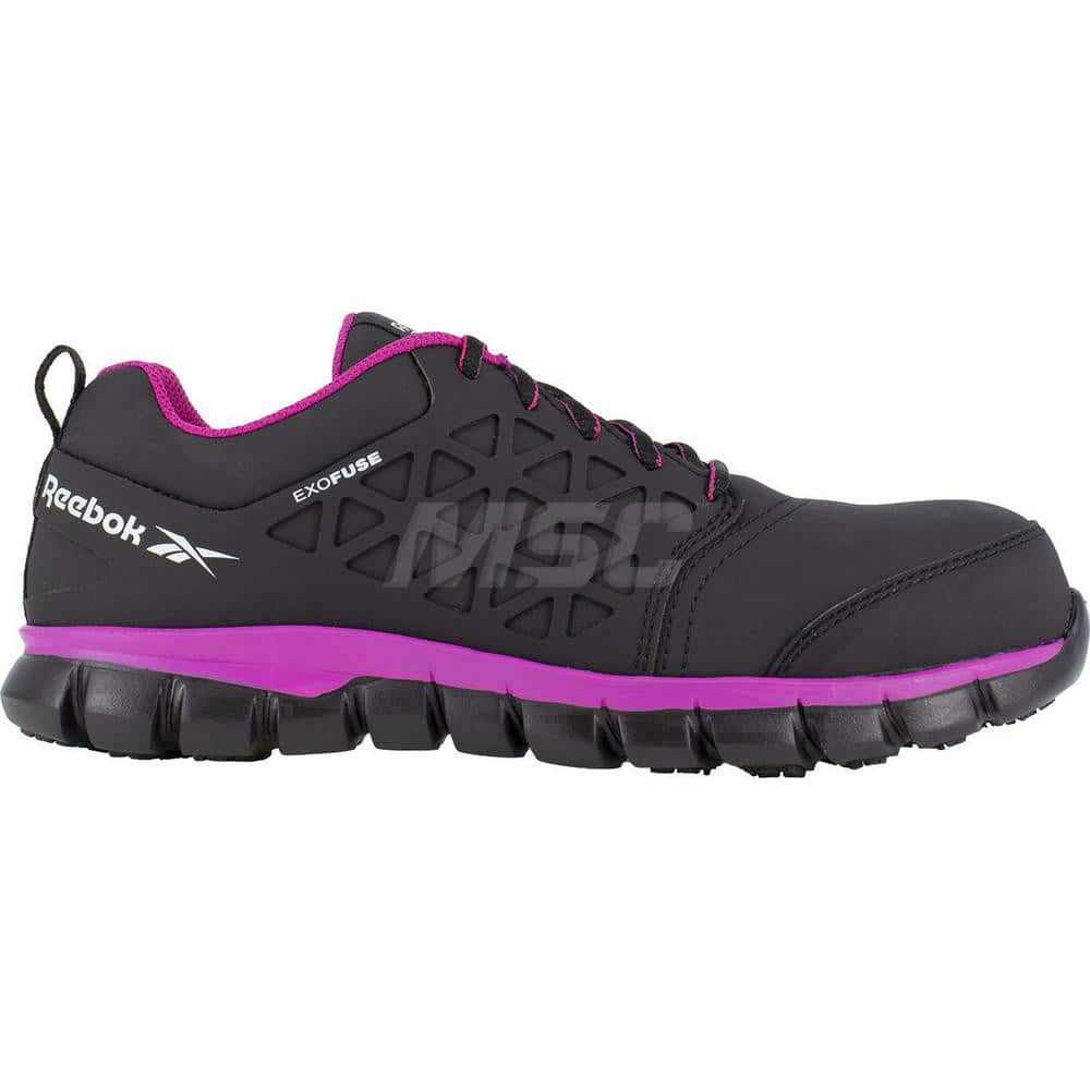 Work Boot: Microfiber, Composite Toe Black, Wide Width, Non-Slip Sole