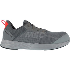 Work Boot: Size 8.5, Mesh, Composite Toe Gray, Wide Width, Non-Slip Sole