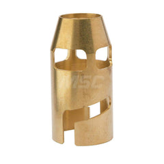 MIG Welder Gas Nozzle: 1″ Bore Dia Brass, Use with Magnum PRO