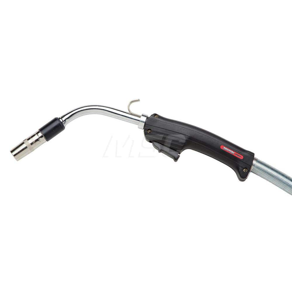 MIG Welding Guns; For Use With: Magnum ™ PRO; Length (Feet): 15 ft. (4.57m); Handle Shape: Curved; Neck Type: Rotatable; Trigger Type: Standard; For Gas Type: CO2; For Wire Type: Flux Core; Solid