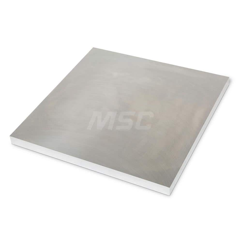 Aluminum Precision Sized Plate: Precision Ground, 8″ Long, 8″ Wide, 7/8″ Thick, Alloy 6061