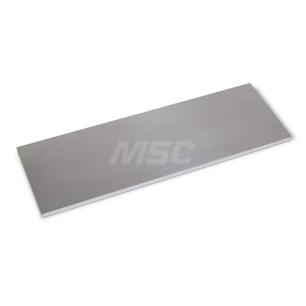 Aluminum Precision Sized Plate: Precision Ground, 12″ Long, 4″ Wide, 3/8″ Thick, Alloy 7075