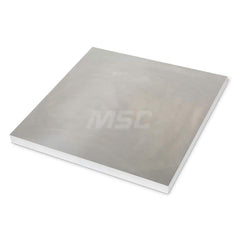 Aluminum Precision Sized Plate: Precision Ground, 8″ Long, 8″ Wide, 1/2″ Thick, Alloy 2024