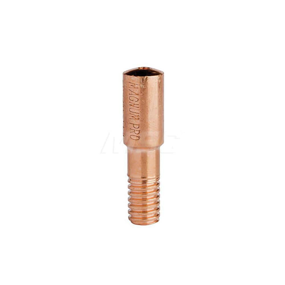 MIG Welder Contact Tip: 0.035″ Min x 0.035″ Max Wire Dia, Threaded Use with Magnum PRO