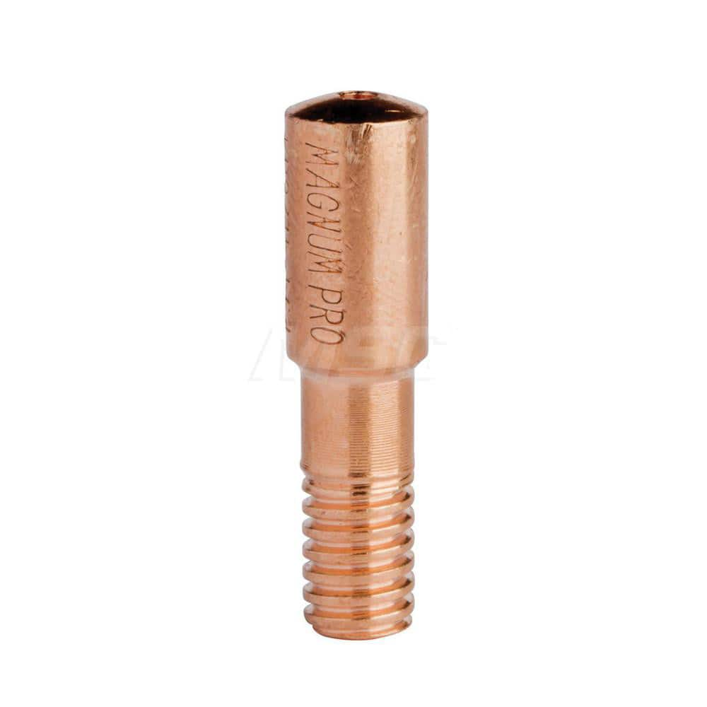 MIG Welder Contact Tip: 7/64″ Min x 7/64″ Max Wire Dia, Threaded Use with Magnum PRO