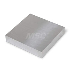 Precision Ground & Milled (6 Sides) Plate: 1/2″ x 4″ x 4″ 304 Stainless Steel