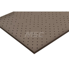 Anti-Fatigue Mat: 36″ Length, 36″ Wide, Nitrile Rubber, Beveled Edge, Standard-Duty Black