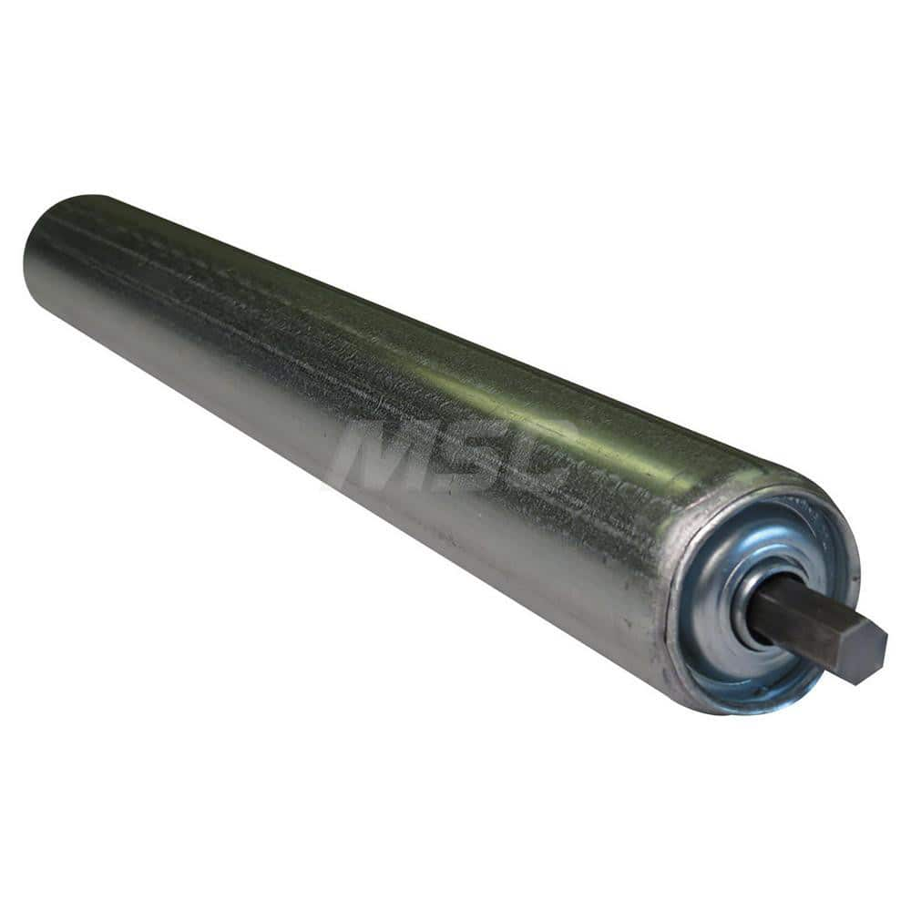 Roller Skids; Roller Material: Galvanized Steel; Load Capacity: 270; Color: Chrome; Finish: Natural; Compatible Surface Type: Smooth; Roller Length: 26.8750 in; Roller Width: 1.9000; Roller Height: 1.9000 in; Roller Diameter: 1.9000; Overall Height: 1.900