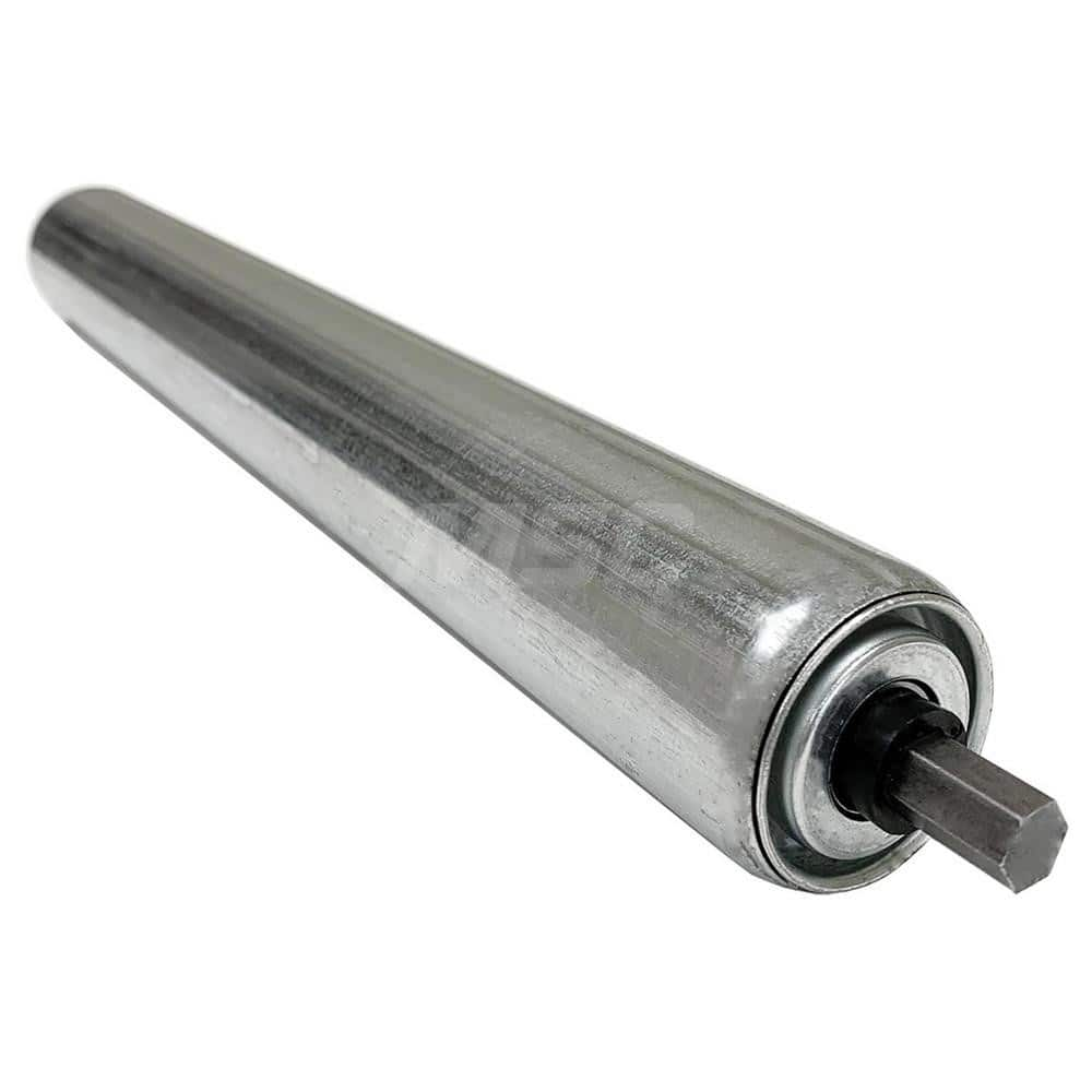 Roller Skids; Roller Material: Galvanized Steel; Load Capacity: 338; Color: Chrome; Finish: Natural; Compatible Surface Type: Smooth; Roller Length: 32.8750 in; Roller Width: 1.9000; Roller Height: 1.9000 in; Roller Diameter: 1.9000; Overall Height: 1.900