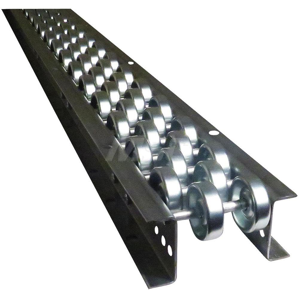 Gravity Conveyors; Conveyor Type: Flow Rail; Component: Straight Conveyor; Telescopic: No; Roller Diameter (Decimal Inch): 1.9400; Overall Width: 5; Wheel Material: Zinc Plated Steel; Minimum Extended Length: 10.0 ft; Maximum Extended Length: 10.0000; Min