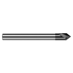Engraving Cutters - 0.1875″ (3/16″) Shank Diameter × 60° included Carbide Marking Cutter, 2 Flute, Amorphous Diamond Coated - Exact Industrial Supply