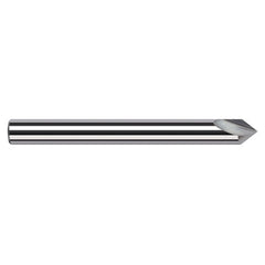 Engraving Cutters - 0.1875″ (3/16″) Shank Diameter × 60° included Carbide Marking Cutter, 2 Flute - Exact Industrial Supply