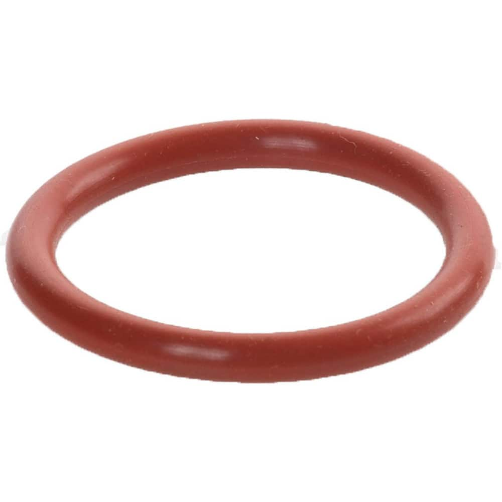 O-Ring: 0.549″ ID x 0.755″ OD, 0.103″ Thick, Dash 113, Silicone Round Cross Section, Shore 70, Red