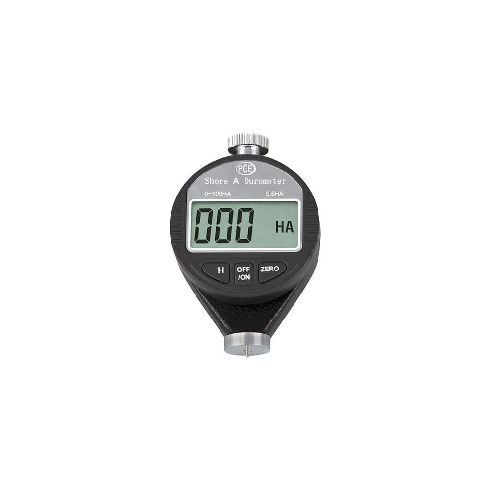 Bench Top Hardness Testers; Tester Type: Portable Electronic Hardness Tester; Scale Type: Shore A; Minimum Hardness: 0 Shore; Maximum Hardness: 100 Shore; Display Type: Digital; LCD; Resolution: 1.000; Indenter Type: Sharp Point
