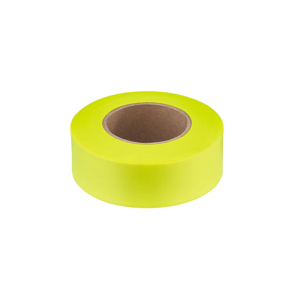 Barricade & Flagging Tape; Legend: None; Material: Plastic; Overall Length: 200.00; Color: Yellow